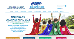 Desktop Screenshot of licedoctors.com